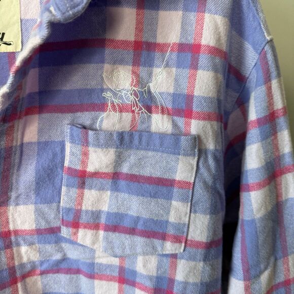 Cakeworthy Disney Cinderella Fairy Godmother Flannel Shirt 2X - Picture 4 of 12